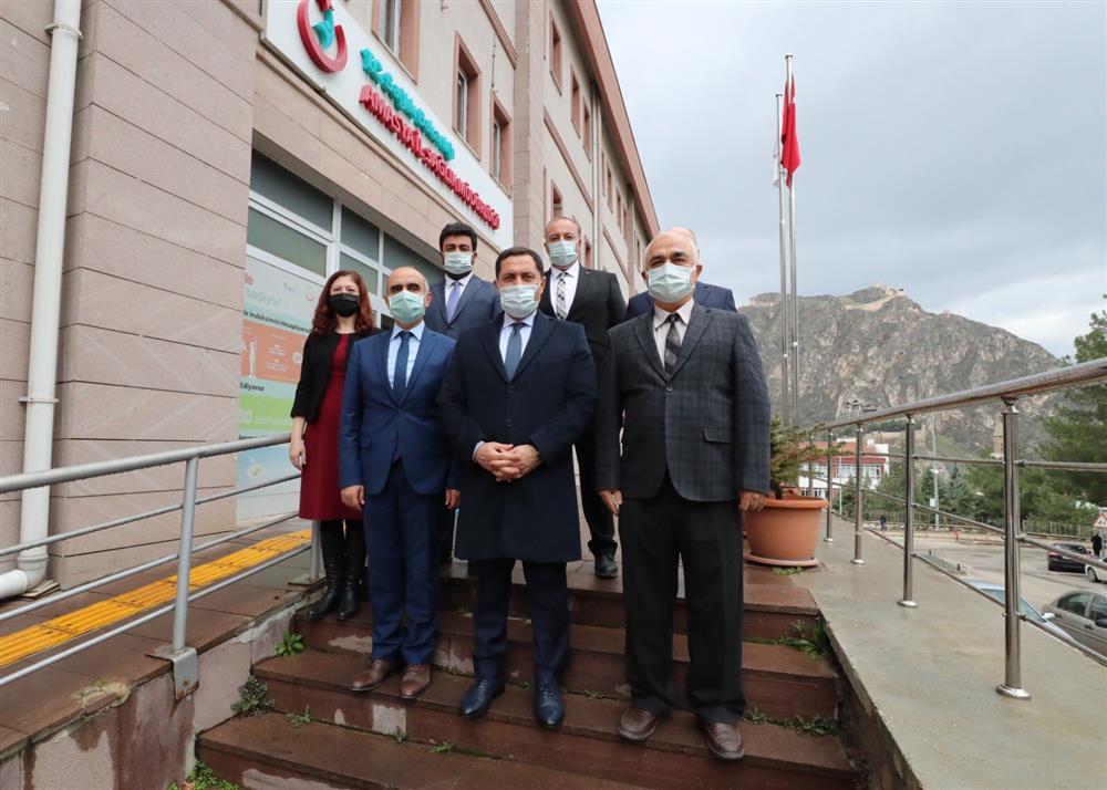 Valimiz Sayın Mustafa MASATLI'nın İl Sağlık Müdürlüğümüze Ziyareti